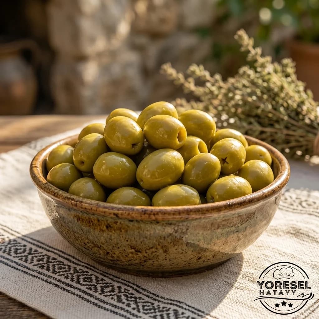 Çekirdeksiz Yeşil Zeytin